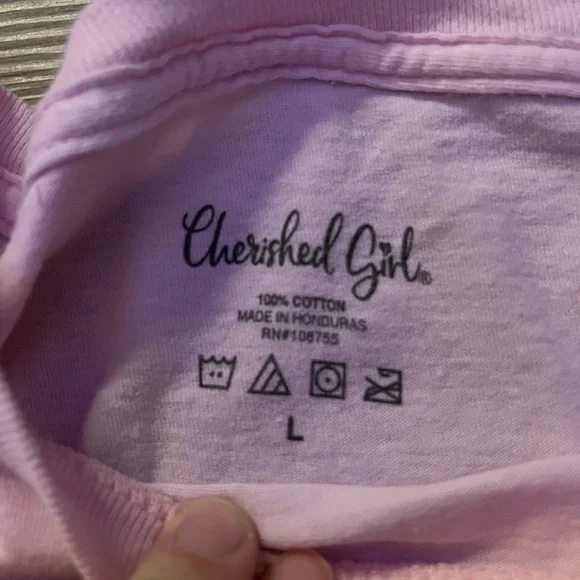 Pink Cherished Girl T-Shirt - Picture 3 of 3